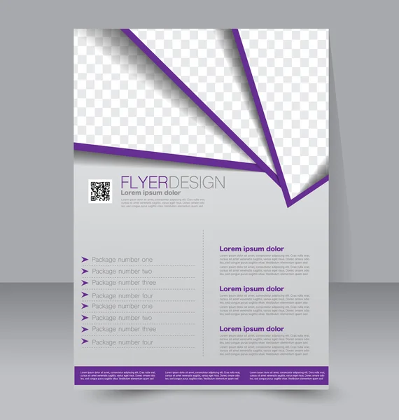 Brochure template design — Stock Vector