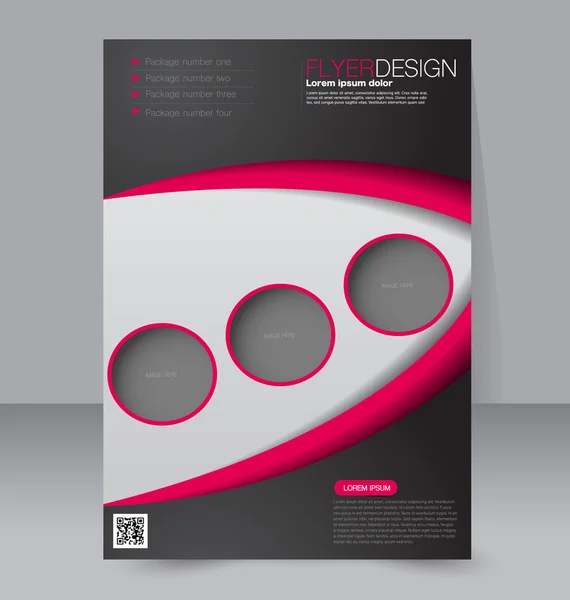 Brochure template ontwerp — Stockvector