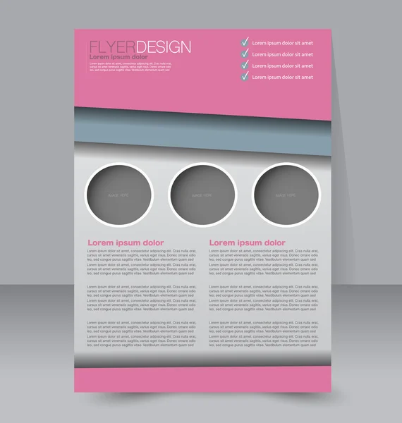 Brochure template ontwerp — Stockvector