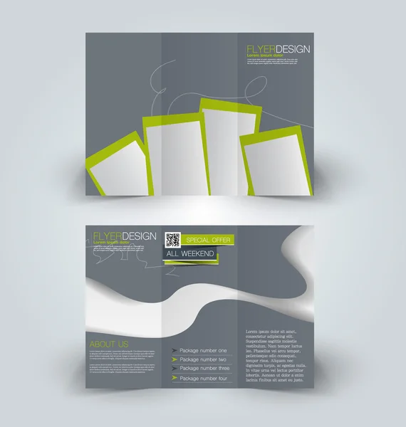 Brochure design templates set — Stock Vector