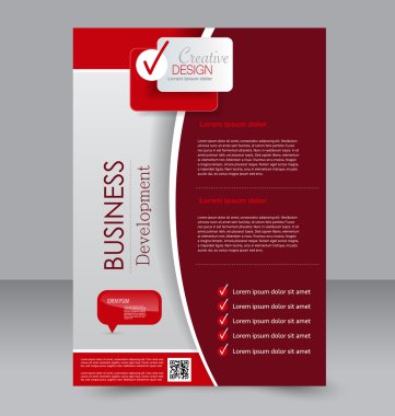 broşür, el ilanı, afiş şablon