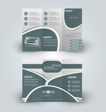 Broşür tasarım şablonları kümesi