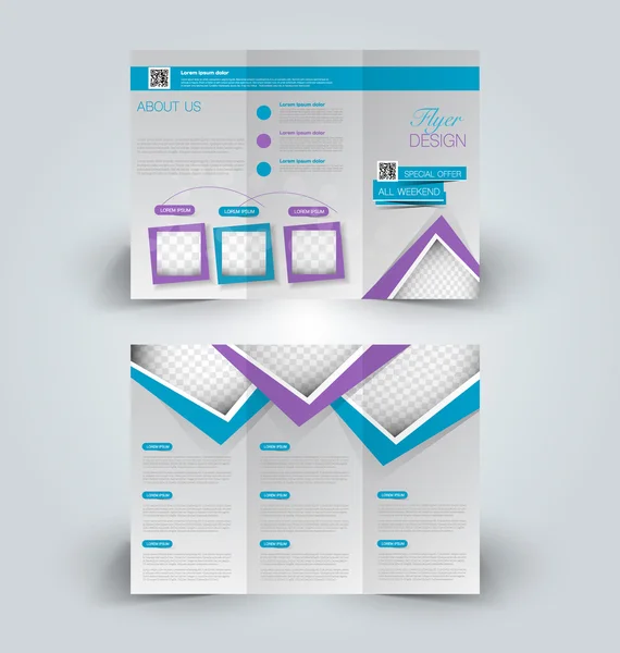 Brochure design templates set — Stock Vector