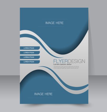 broşür, el ilanı, afiş şablon