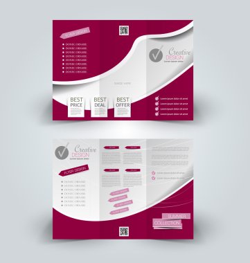 Broşür tasarım şablonları kümesi