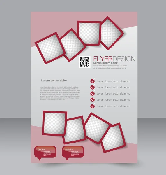 Brochure, folder, poster sjabloon — Stockvector