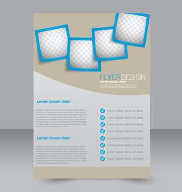 broşür, el ilanı, afiş şablon