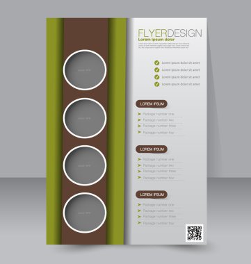 broşür, el ilanı, afiş şablon