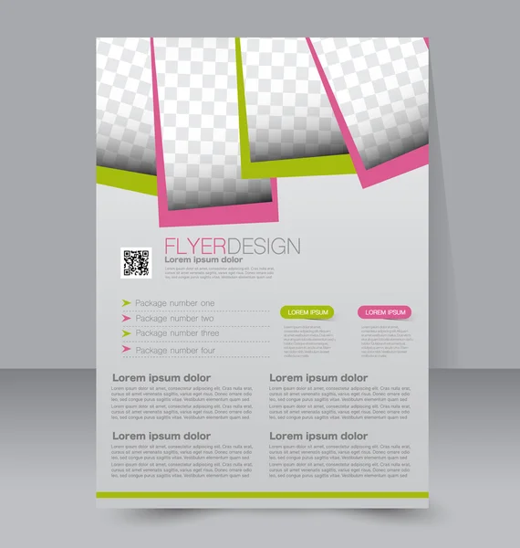 Brochure, folder, poster sjabloon — Stockvector
