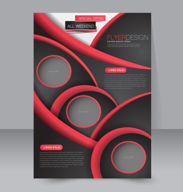 broşür, el ilanı, afiş şablon