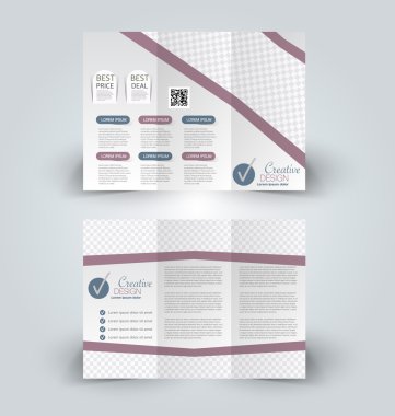 Broşür tasarım şablonları kümesi