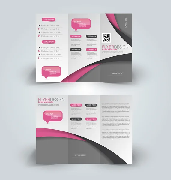 Brochure sjablonen ontwerpset — Stockvector