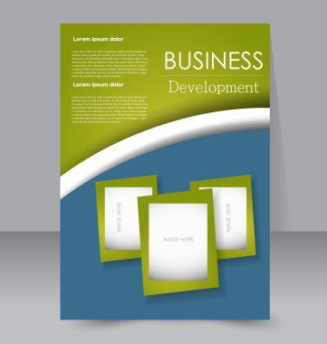 broşür, el ilanı, afiş şablon