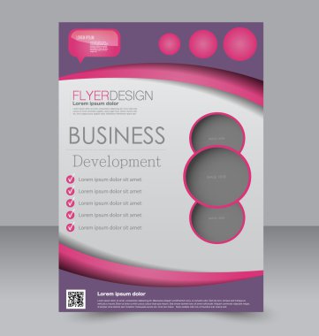 broşür, el ilanı, afiş şablon