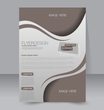 broşür, el ilanı, afiş şablon