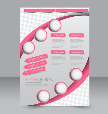 broşür, el ilanı, afiş şablon