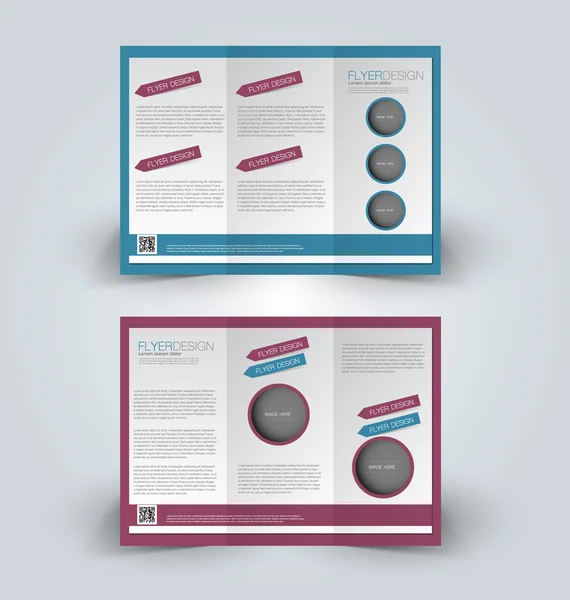 Brochure design templates set — Stock Vector