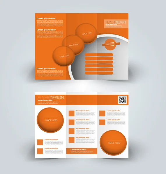 Conjunto de modelos de design de brochura — Vetor de Stock
