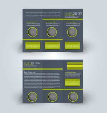 Broşür tasarım şablonları kümesi