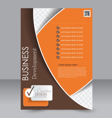 broşür, el ilanı, afiş şablon