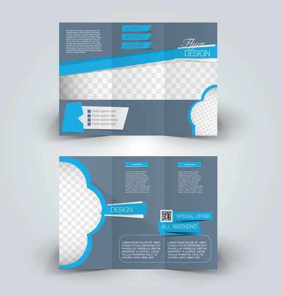 Brochure design templates set — Stock Vector