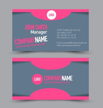 kartvizit şablonları kümesi