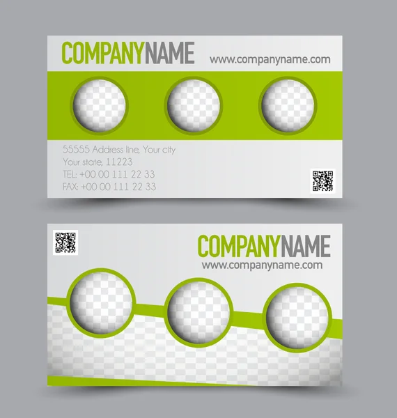 Business card templates set — Stock Vector