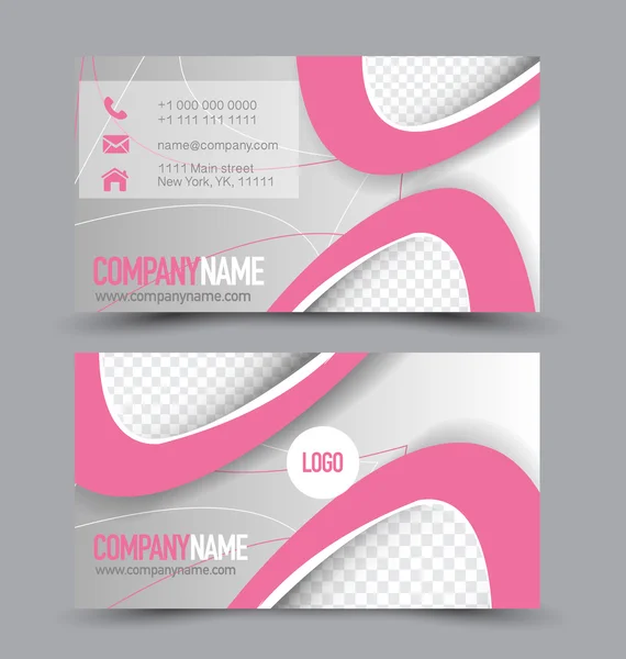 Business card templates set — Stock Vector