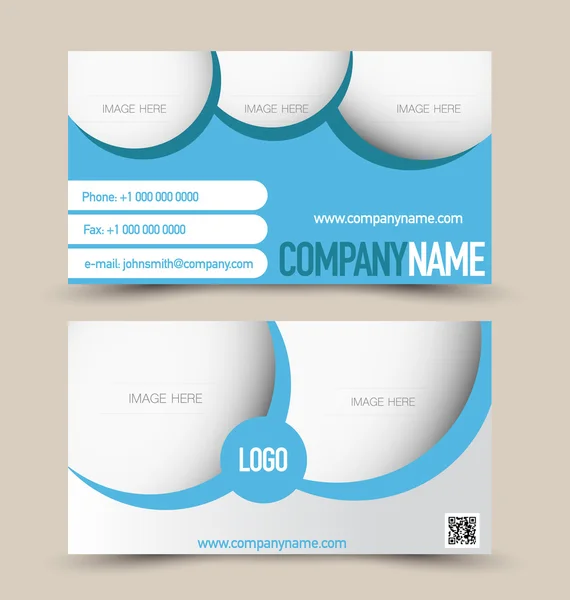 Business card templates set — Stock Vector