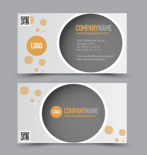 Business card templates set — Stock Vector