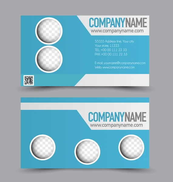 Business card templates set — Stock Vector