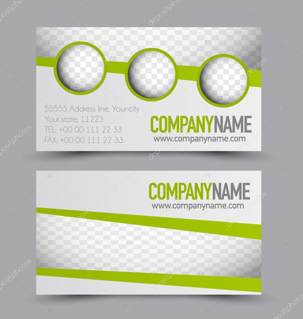 Business card templates set