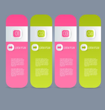 İş infographics şablonu için sunum, eğitim, web tasarım, afişler, broşürler, el ilanları.