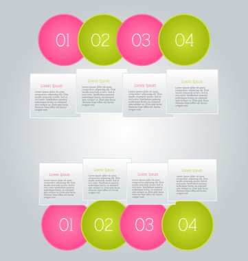 İş infographics şablonu için sunum, eğitim, web tasarım, afişler, broşürler, el ilanları.