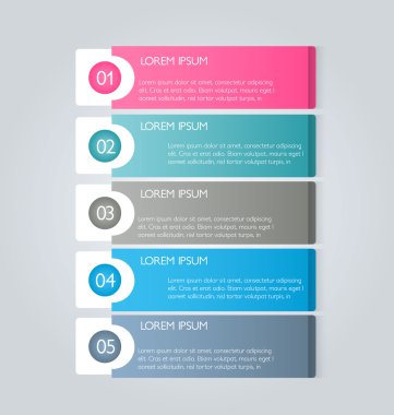 İş infographics şablonu için sunum, eğitim, web tasarım, afişler, broşürler, el ilanları.
