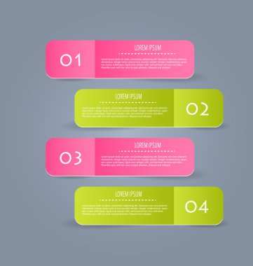 İş infographics şablonu için sunum, eğitim, web tasarım, afişler, broşürler, el ilanları.