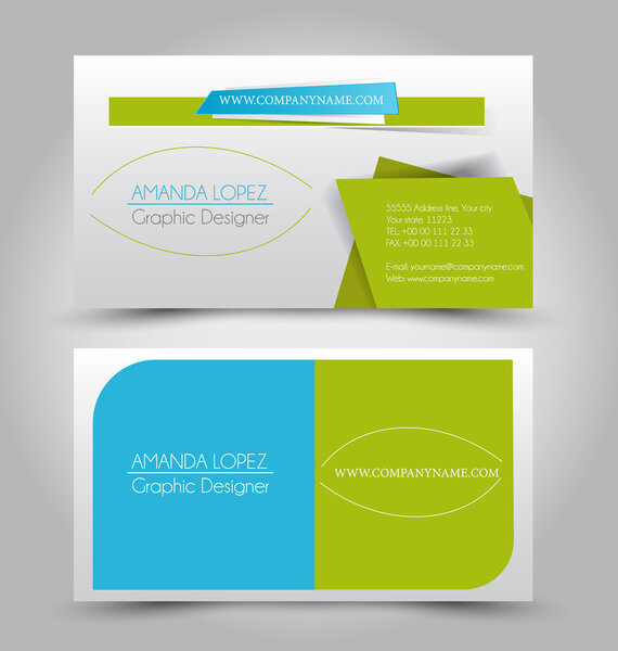 Business Card Set template.