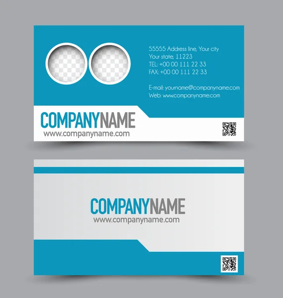 Business Card Set template. — Stock Vector