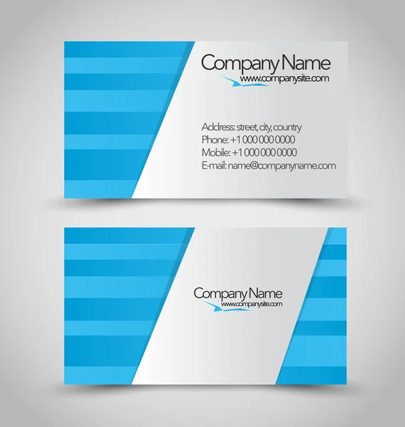 Business Card Set template. — Stock Vector