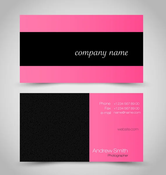 Business Card Set template. — Stock Vector