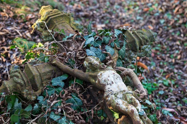 Historic Jesus Mystery Winter Old Prague Cemetery Czech Republic — Stock fotografie