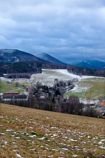 Sněžná Severní Čechy Jizerské Hory Česká Republika — Stock fotografie