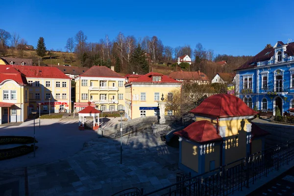 Winter Spa Libverda North Bohemia Sunny Day Czech Republic — Stock Photo, Image