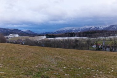 Kış Bohemya Manzarası, Jizera Dağları, Çek Cumhuriyeti