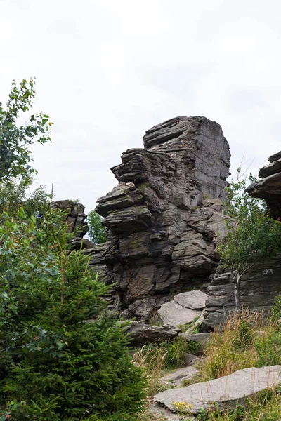 Paysage Propre Dans Les Montagnes Hruby Jesenik Dans Nord Est — Photo