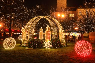 Eski Şehir Meydanı, Prag, Çek Cumhuriyeti 'nde Noel Günü