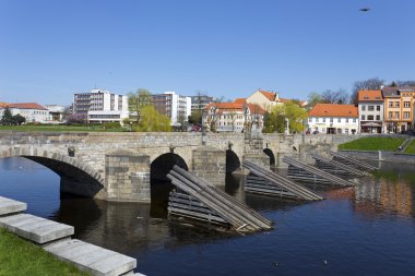 Eski taş köprü Orta Avrupa'da, Pisek, Çek Cumhuriyeti