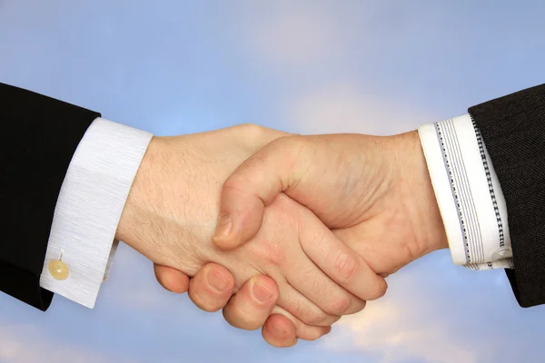 Businessmen shaking hands — Stock Photo, Image