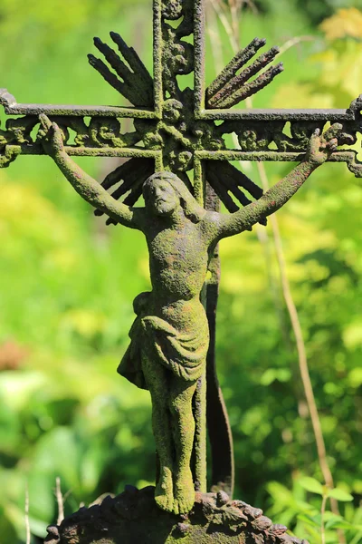 Ісус на старовинного містечка кладовище, Чеська Республіка — стокове фото