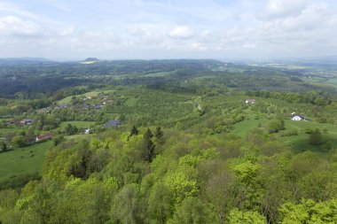 Bahar açık yeşil peyzaj bohem cennetten